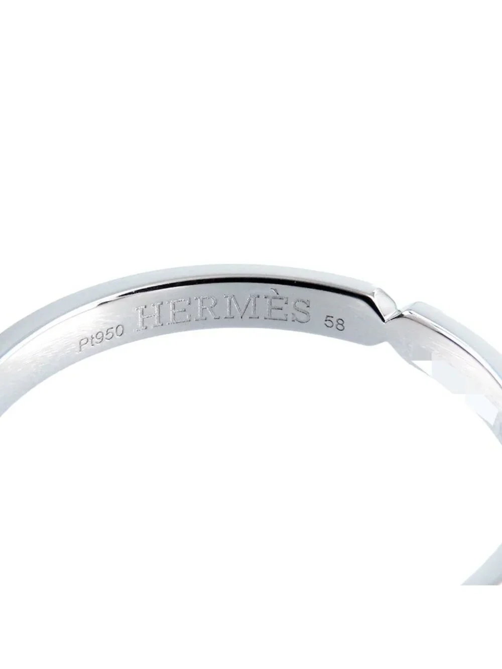 Hermes Ever Kelly Ring Platinum Wedding Marriage 58